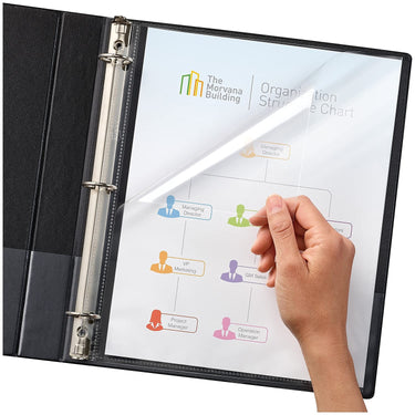 Avery Diamond Clear Quick Load Sheet Protectors, Top & Side Load, 50 Document Protectors (73802)